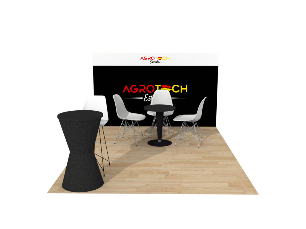 Stand Colectivo de las AgroTechs 2023 - stand 12m2 frente