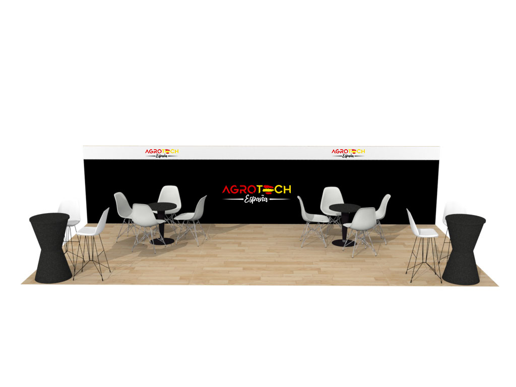 Stand Colectivo de las AgroTechs 2023 - stand 32m2 frente